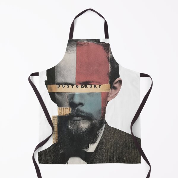 Item preview, Dostoevsky – Cubist Collage Portrait Art Print | Russian Literature Crime and Punishment Poster designed and sold by OzzFrequency.