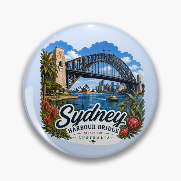 Item preview, Puente del puerto de Sídney, Australia designed and sold by Myra365Art.