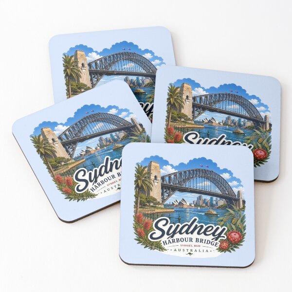 Item preview, Sydney Harbour Bridge, Australia designed and sold by Myra365Art.