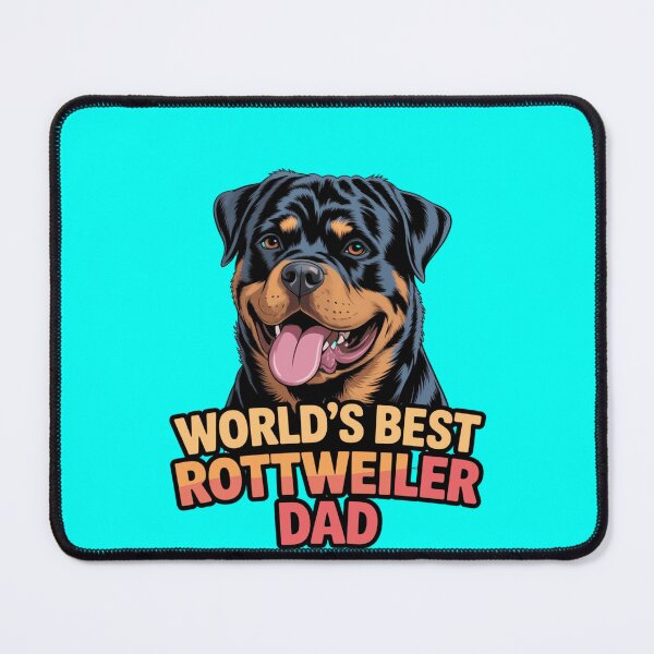 Item preview, Cute Dog Pet Owner Art Design World's Best  Rottweiler Dad designed and sold by fantasticdesign.