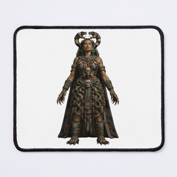 Item preview, Coatlicue Aztec Goddess Earth Serpents Death Mythology Design designed and sold by The Dark Files.