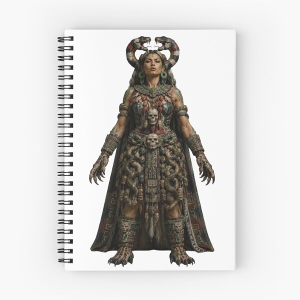 Item preview, Coatlicue Aztec Goddess Earth Serpents Death Mythology Design designed and sold by The Dark Files.