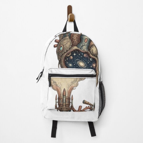 Item preview, Steampunk Galaxy Heart Mechanical Anatomy Art designed and sold by JeevanStickers.