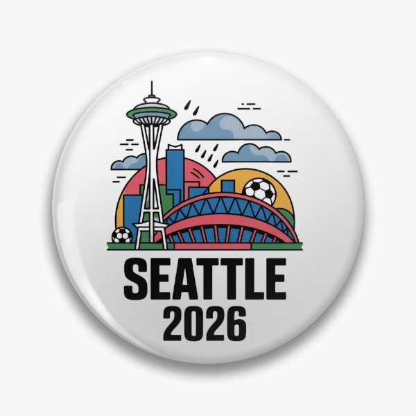 Item preview, Seattle 2026  Space Needle Stadium Skyline T-Shirt V10 designed and sold by DarylWelsh2024.