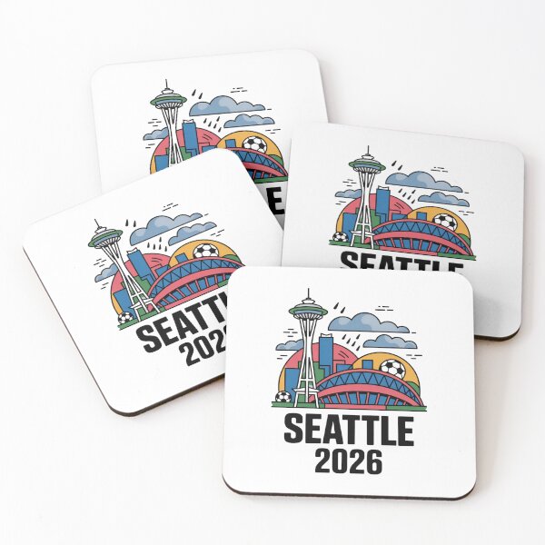 Item preview, Seattle 2026  Space Needle Stadium Skyline T-Shirt V10 designed and sold by DarylWelsh2024.