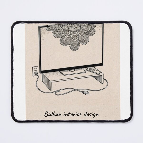 Item preview, Balkan Interior Design – Funny Balkan TV Decor designed and sold by Mastalina99.