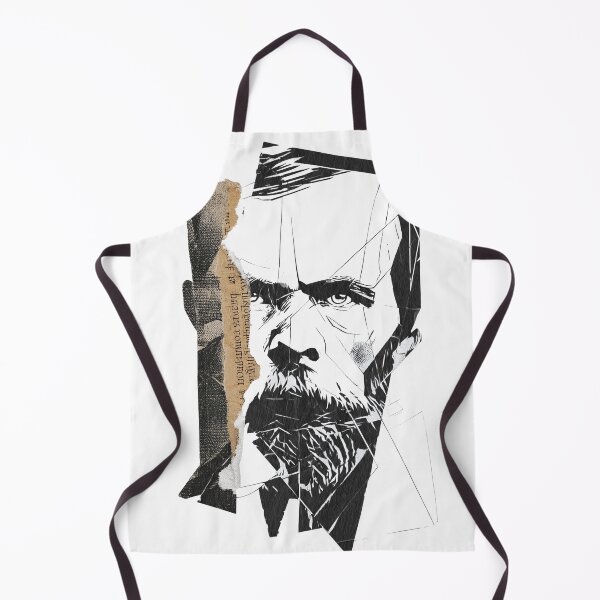 Item preview, Dostoevsky – Cubist Collage Portrait Art Print | Russian Literature Crime and Punishment Poster designed and sold by OzzFrequency.