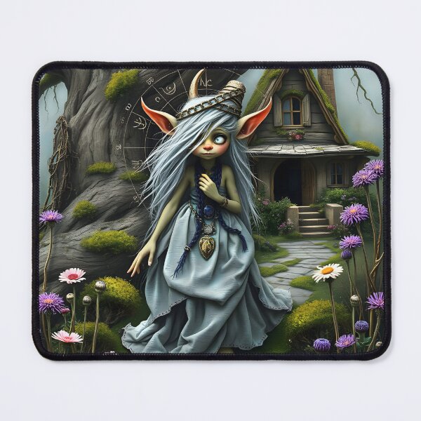 Item preview, Hushfern, Whimisical Astrologer Troll designed and sold by PyxieZen.