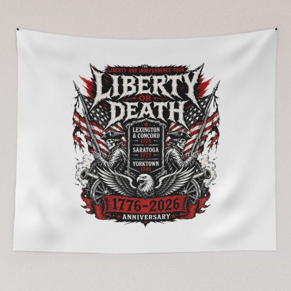 Item preview, Liberty or Death American Revolution 1776 2026 designed and sold by chattsuede.
