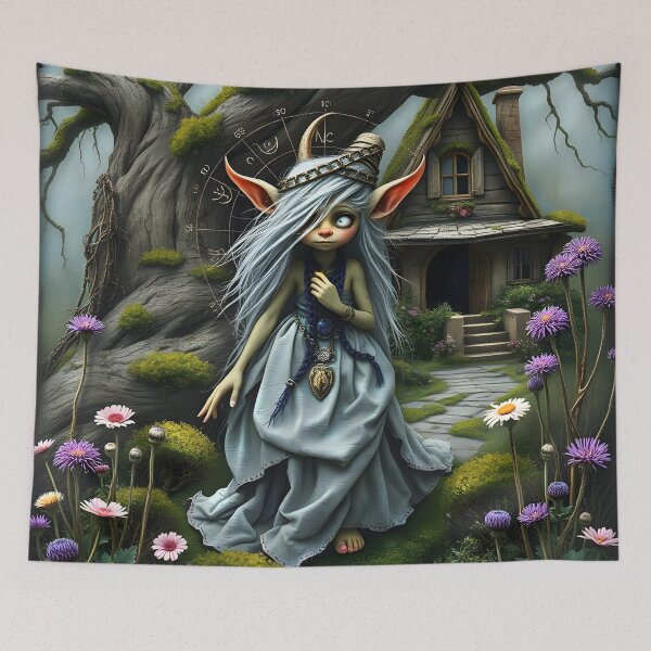 Item preview, Hushfern, Whimisical  Astrologer Troll designed and sold by PyxieZen.
