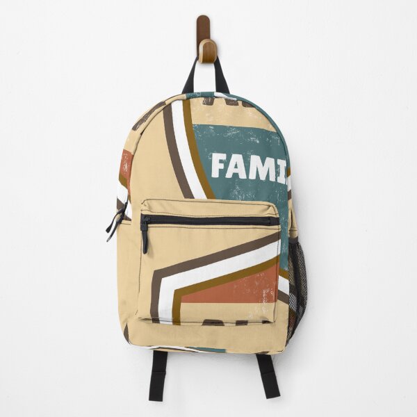 Item preview, Always Family First Retro Shield Art designed and sold by RamjoVerse.