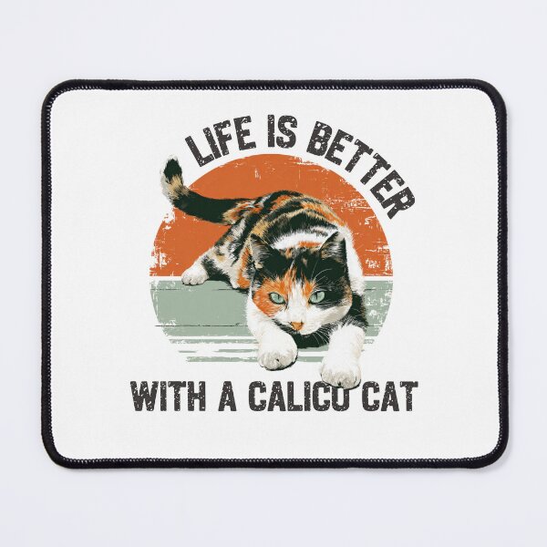 Item preview,  Calico Cat Retro Sunset Shirt – Life Is Better With A Calico Cat designed and sold by Wild Pixel Studio.
