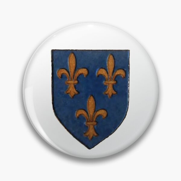 Item preview, Medieval Fleur-de-Lis Shield Crest designed and sold by HawthorneFlame.