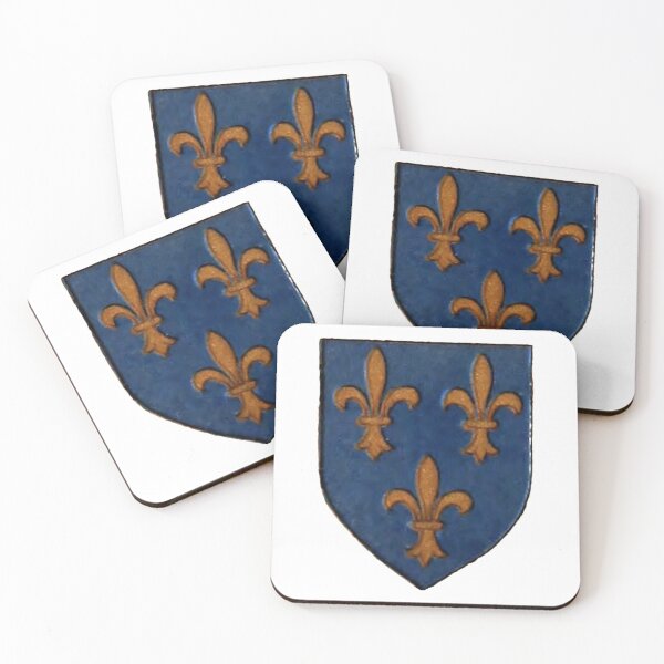 Item preview, Medieval Fleur-de-Lis Shield Crest designed and sold by HawthorneFlame.