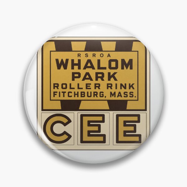 Item preview, Whalom Park Roller Rink Fitchburg Massachusetts Roller Skating Rink Sticker Decal Label designed and sold by tislord.