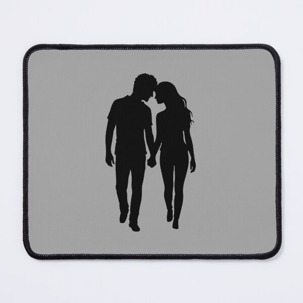 Item preview, Couple Silhouette Love Romance Together Valentines designed and sold by shirt-o-mat.