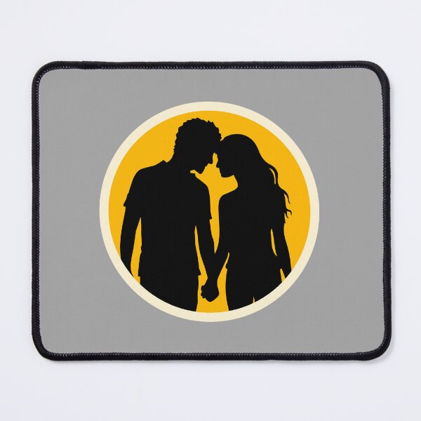 Item preview, Couple Silhouette Love Romance Together Valentines designed and sold by shirt-o-mat.