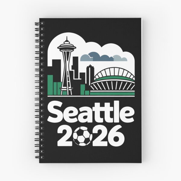 Item preview, Seattle 2026  Space Needle Stadium Skyline T-Shirt V11 designed and sold by DarylWelsh2024.