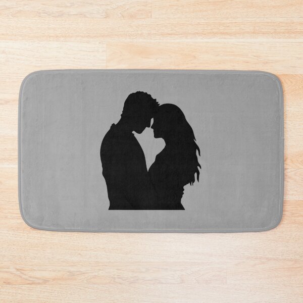 Item preview, Couple Silhouette Love Romance Together Valentines designed and sold by shirt-o-mat.