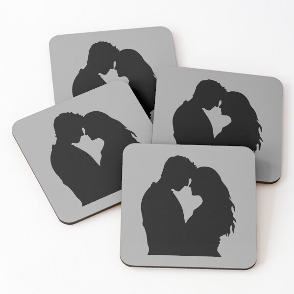 Item preview, Couple Silhouette Love Romance Together Valentines designed and sold by shirt-o-mat.