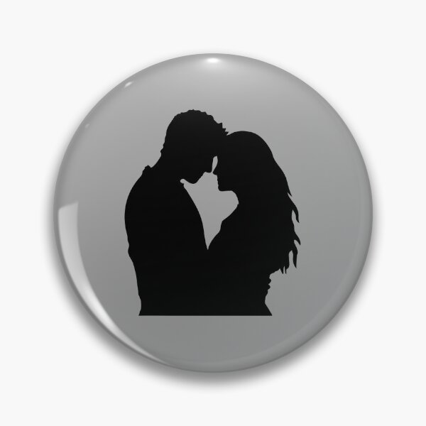 Item preview, Couple Silhouette Love Romance Together Valentines designed and sold by shirt-o-mat.