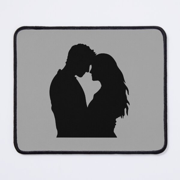Item preview, Couple Silhouette Love Romance Together Valentines designed and sold by shirt-o-mat.