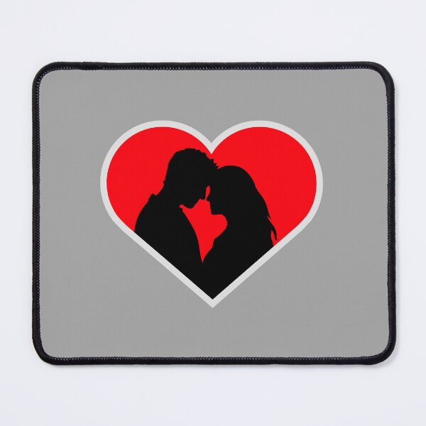 Item preview, Couple Silhouette Love Romance Together Valentines designed and sold by shirt-o-mat.