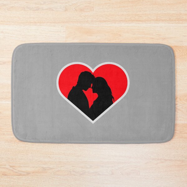 Item preview, Couple Silhouette Love Romance Together Valentines designed and sold by shirt-o-mat.