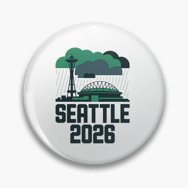 Item preview, Seattle 2026  Space Needle Stadium Skyline T-Shirt V12 designed and sold by DarylWelsh2024.