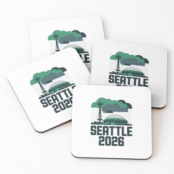 Item preview, Seattle 2026  Space Needle Stadium Skyline T-Shirt V12 designed and sold by DarylWelsh2024.