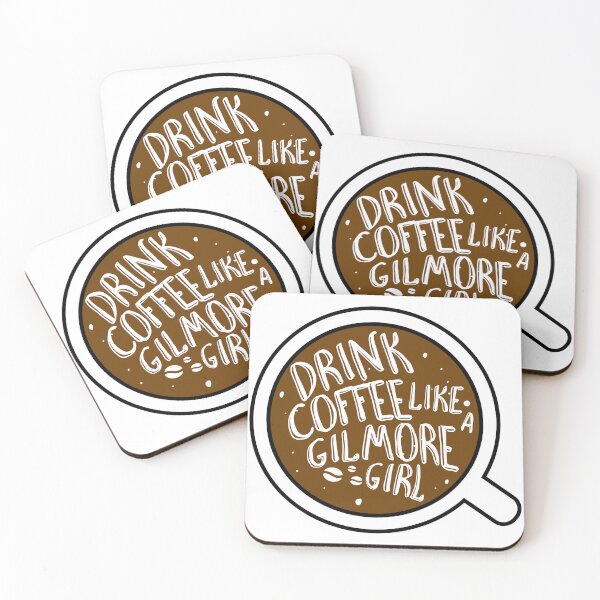 Item preview, Drink Coffee Like a Gilmore Girl Typography Art designed and sold by FlatInkStudio.