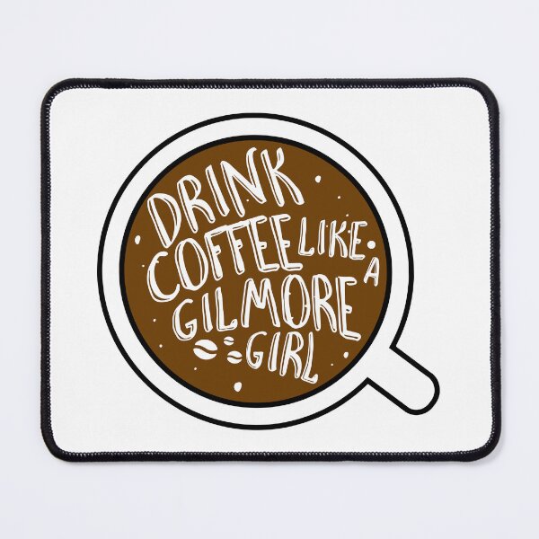 Item preview, Drink Coffee Like a Gilmore Girl Typography Art designed and sold by FlatInkStudio.