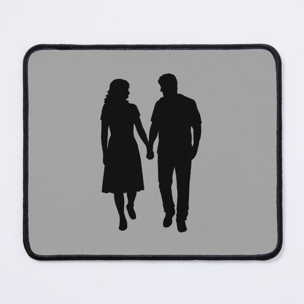 Item preview, Couple Silhouette Love Romance Together Valentines designed and sold by shirt-o-mat.