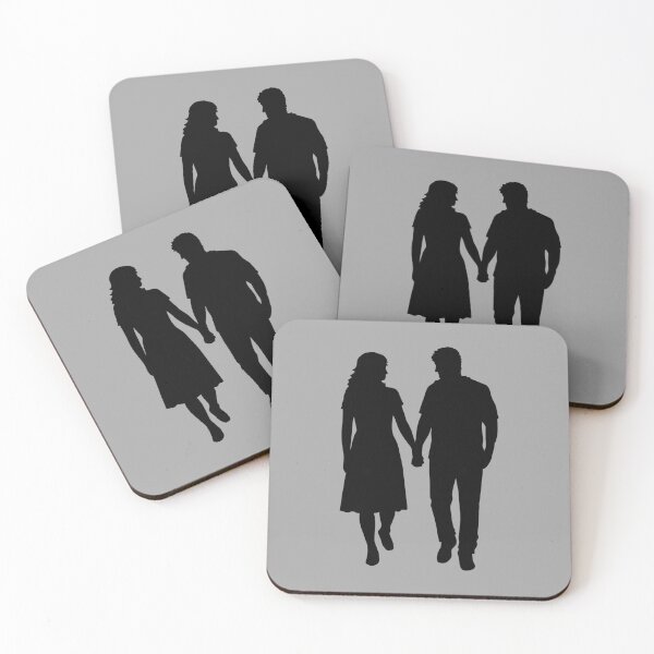 Item preview, Couple Silhouette Love Romance Together Valentines designed and sold by shirt-o-mat.