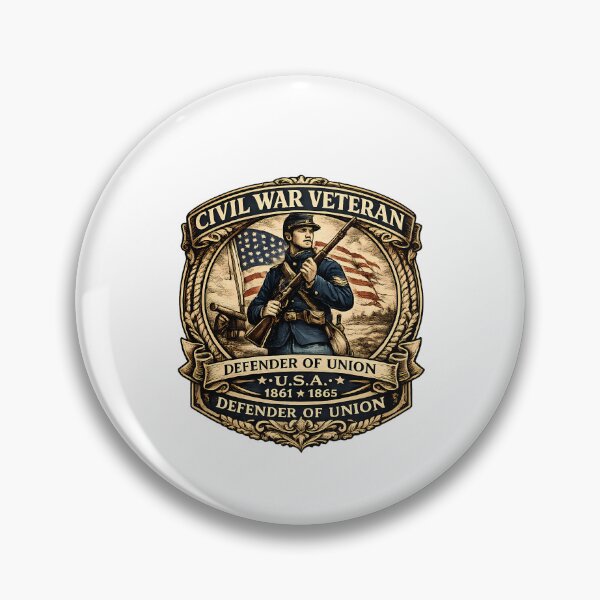 Item preview, Civil War Veteran Union Defender Patriotic American History designed and sold by chattsuede.