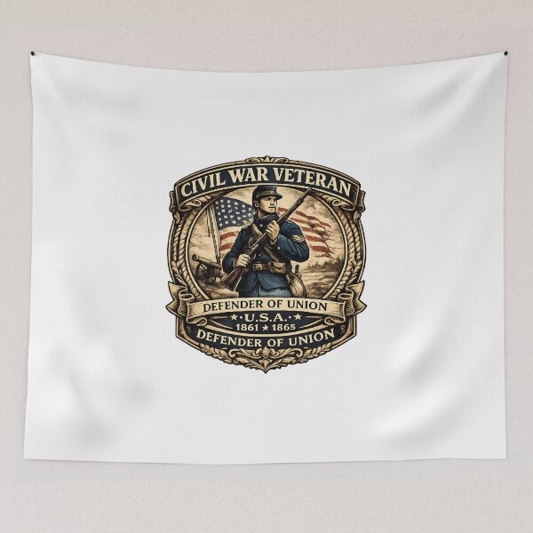 Item preview, Civil War Veteran Union Defender Patriotic American History designed and sold by chattsuede.