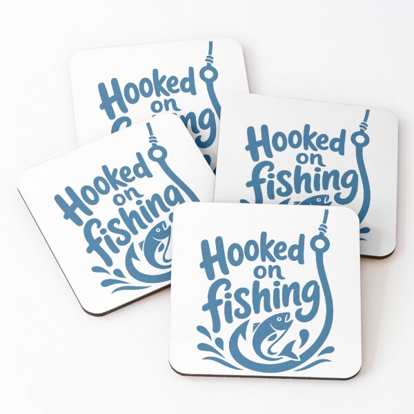 Item preview, Hooked on fishing designed and sold by heptenart.