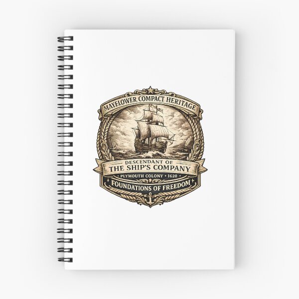 Item preview, Mayflower Compact Heritage Descendant Of The Ship's Company designed and sold by chattsuede.