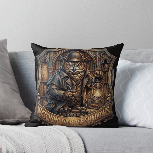 Item preview, Inspector Hoot – Gothic Owl Detective Dark Academia Design designed and sold by veloramode.