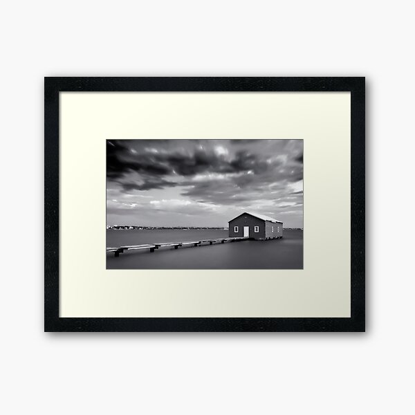 The Boathouse, Crawley Framed Art Print