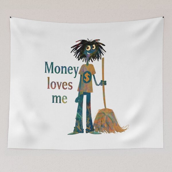 Item preview, Lucky Money Guy designed and sold by Retro Whimsy.