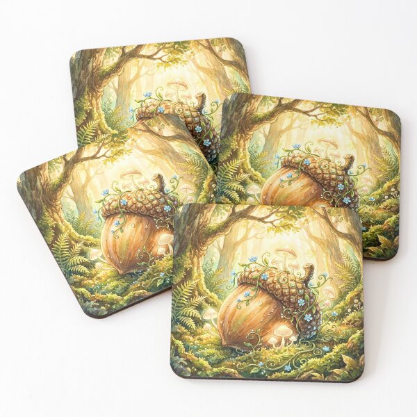 Item preview, Enchanted Acorn Woodland Fairy Garden designed and sold by Petal & Pattern Co.