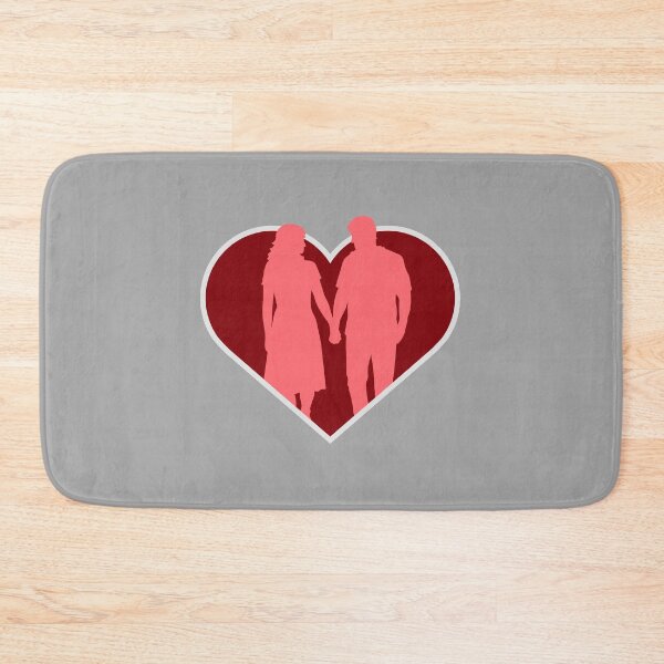 Item preview, Couple Silhouette Love Romance Together Valentines designed and sold by shirt-o-mat.