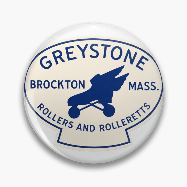 Item preview, Greystone Rollers and Rolleretts Brockton Massachusetts Roller Skating Rink Sticker Decal Label designed and sold by tislord.