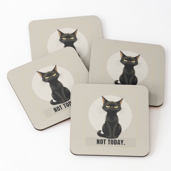 Artikelvorschau, Not Today Black Cat Meme entworfen und verkauft von Print_Syndicate.
