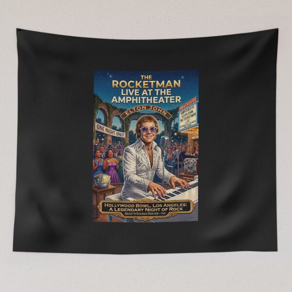 Item preview, ELTON JOHN - Timeless Piano Legend - Classic Pop Rock designed and sold by DBM Photo Art 1.