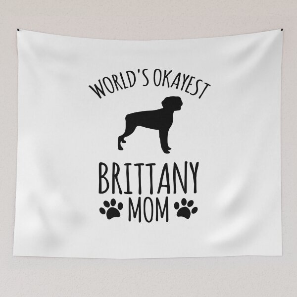 Item preview, Worlds Okayest Brittany Mom - Dog Mom designed and sold by kindxinn.