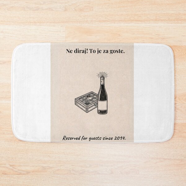 Item preview, Reserved for Guests Since 2014 – Funny Balkan Family Design designed and sold by Mastalina99.