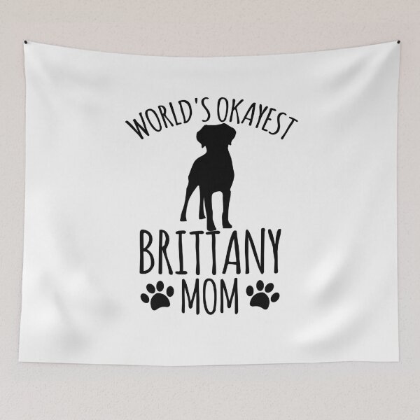 Item preview, Worlds Okayest Brittany Mom - Dog Mom designed and sold by kindxinn.