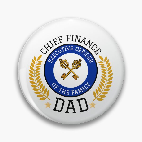 Item preview, Best Financial Dad Ever Round Emblem Design designed and sold by RamjoVerse.